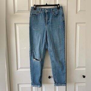 Topshop Moto Original Mom Jeans, W28